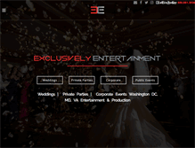 Tablet Screenshot of exclusivelyentertainment.com